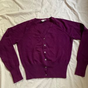 J. Crew V Neck cardigan size large